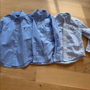 Set of 3 Ralph Lauren Polo Shirts - Sz 5